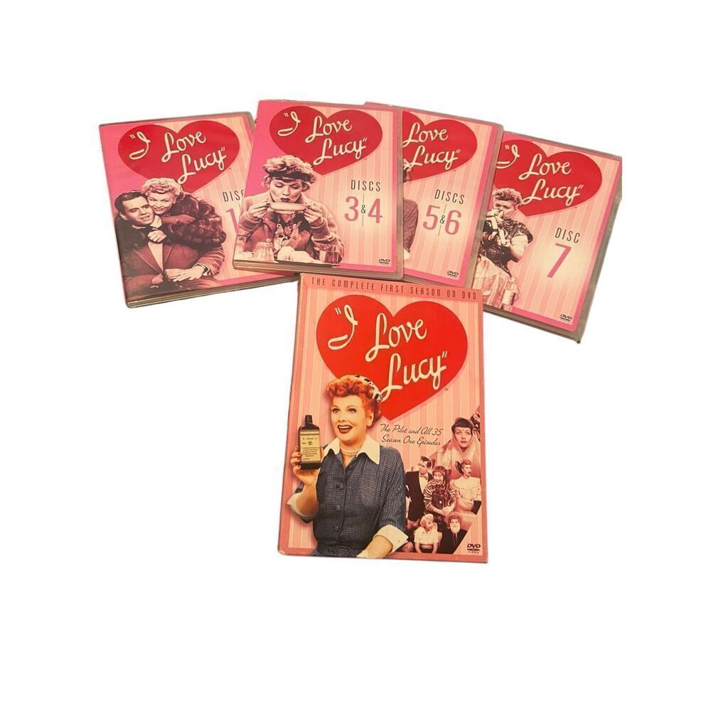 CBS Pink Classic Comedy I Love Lucy Complete First Season DVD Set